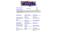 Desktop Screenshot of civilwardealers.com